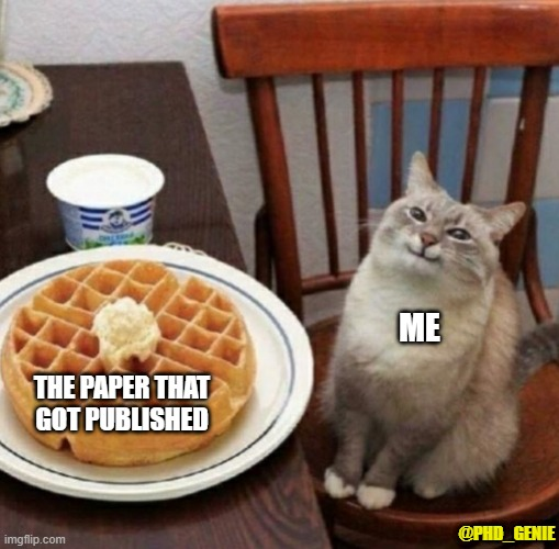 PhD_Genie's tweet photo. It's all about that one paper https://t.co/pUoJJKNUbW