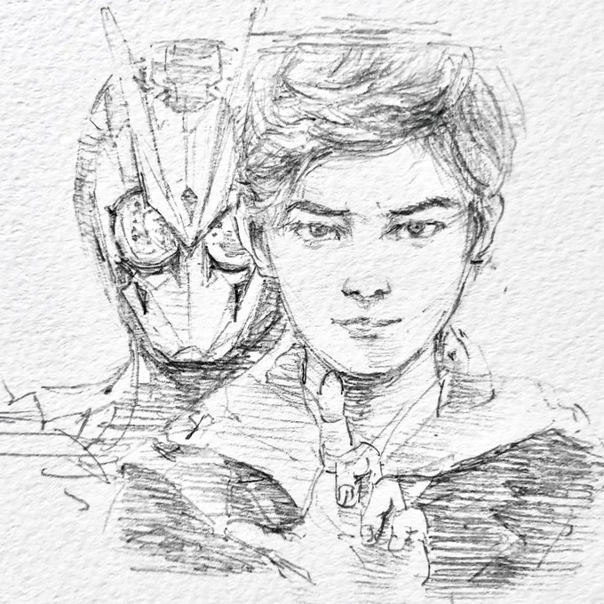 仮面ライダーはついていけたけど、マインクラフトはややっこしくて困る

#イラスト #仮面ライダー 