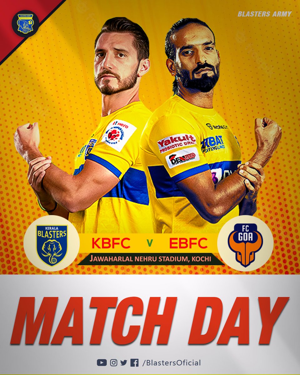 BlastersOficial's tweet image. Match Day!
ഇനി മണിക്കൂറുകൾ മാത്രം...
@KeralaBlasters

#ഒന്നായിപോരാടാം    #KBFC    #blastersarmy