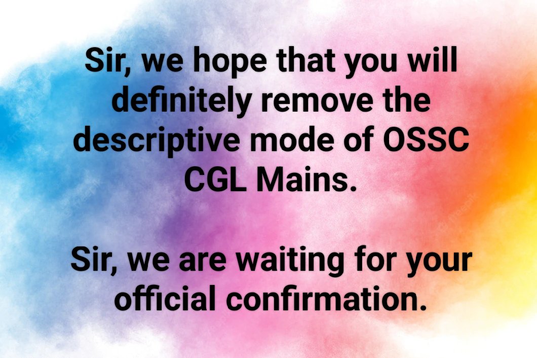 abinashdkl's tweet photo. @abhayips86 #Remove_Descriptive_from_OSSC_CGL_Mains
#OSSC_CGL_2022 https://t.co/v6l3o4mYYj