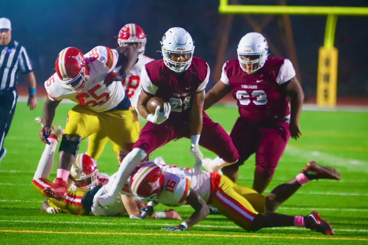 Big night for Jacob Stallworth 4 rushing Td’s to lead the Trojans