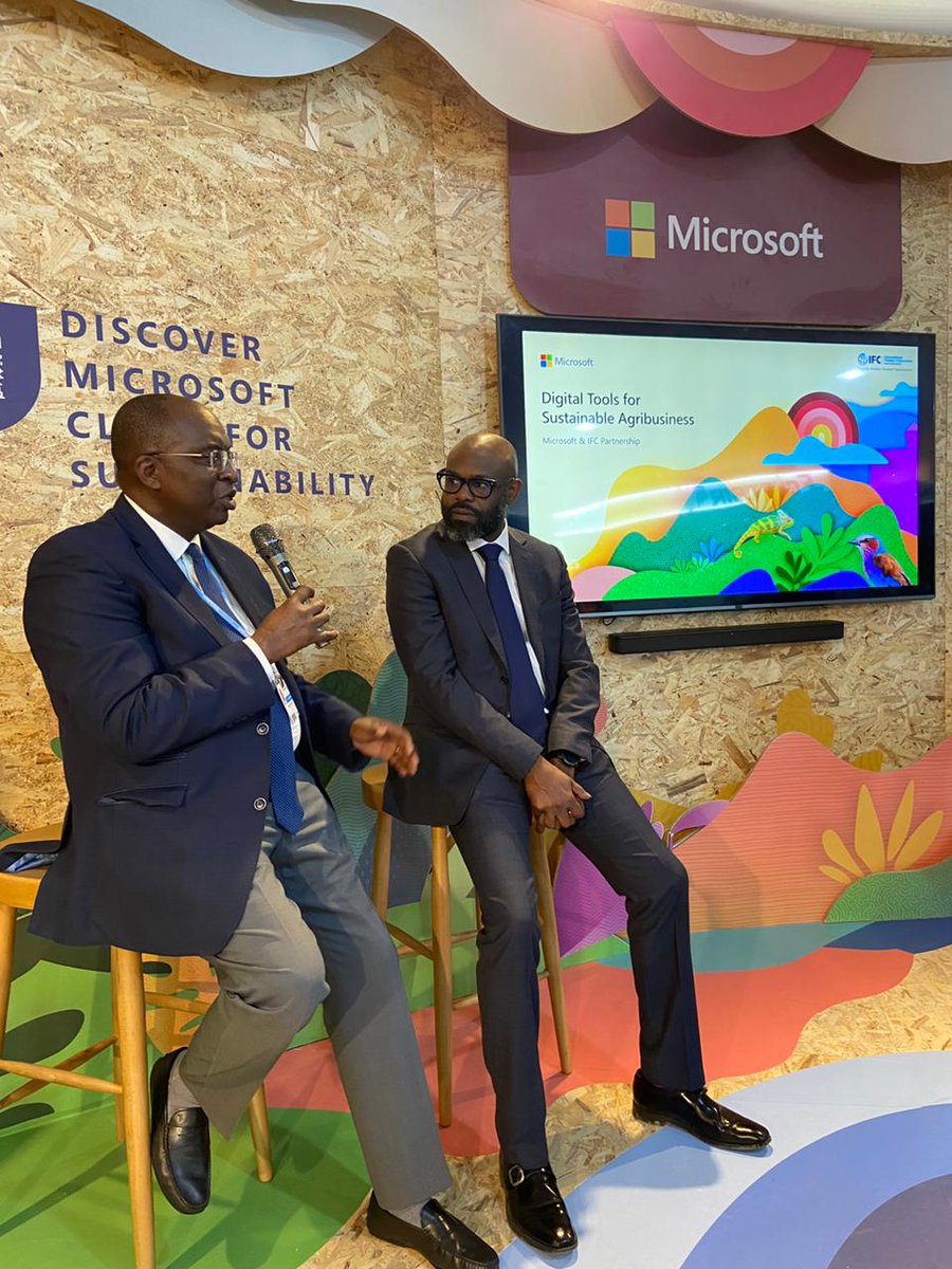 KunleAwosika's tweet photo. @MicrosoftAfrica is investing in #AgriTech digital solutions and increasing access to agricultural knowledge through collaborations such as our partnership with @AGRAAlliance . #COP27 https://t.co/ZFqBupKJfF