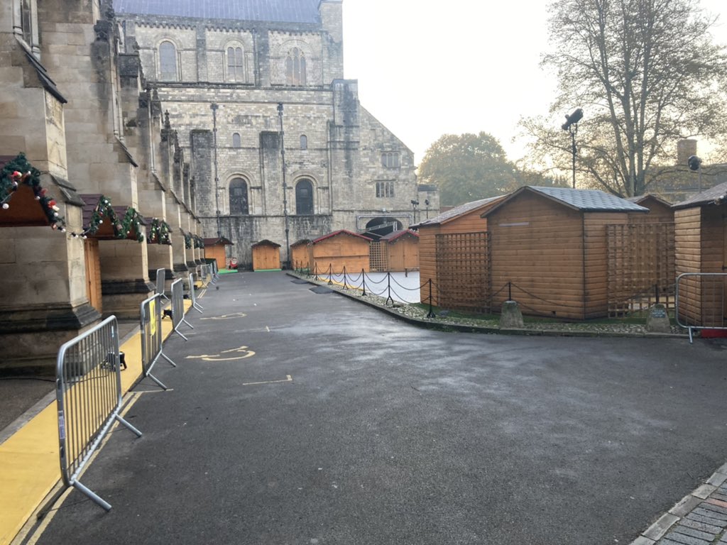 We’re nearly ready for the Winchester Christmas Market, starting on Friday 17 th.