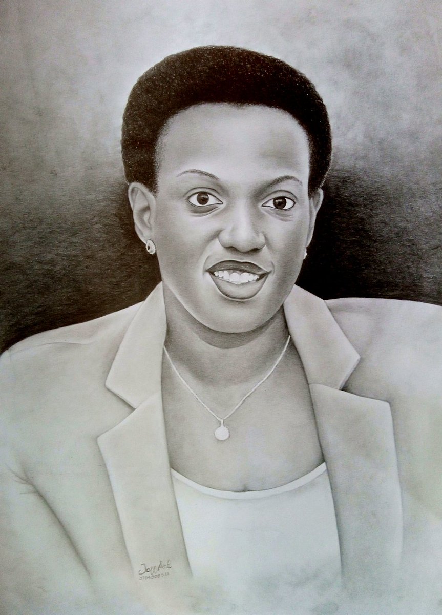 A special one for <a href="/HonMutasingwa/">Mutasingwa Diana Kagyenyi</a> Thanks for being so instrumental in lives of many yourths. I hope you like my art piece. Am Jefferson Karugaba 0704508511 a pencil portrait Artist. Please retweet, share like and dm for such portraits.