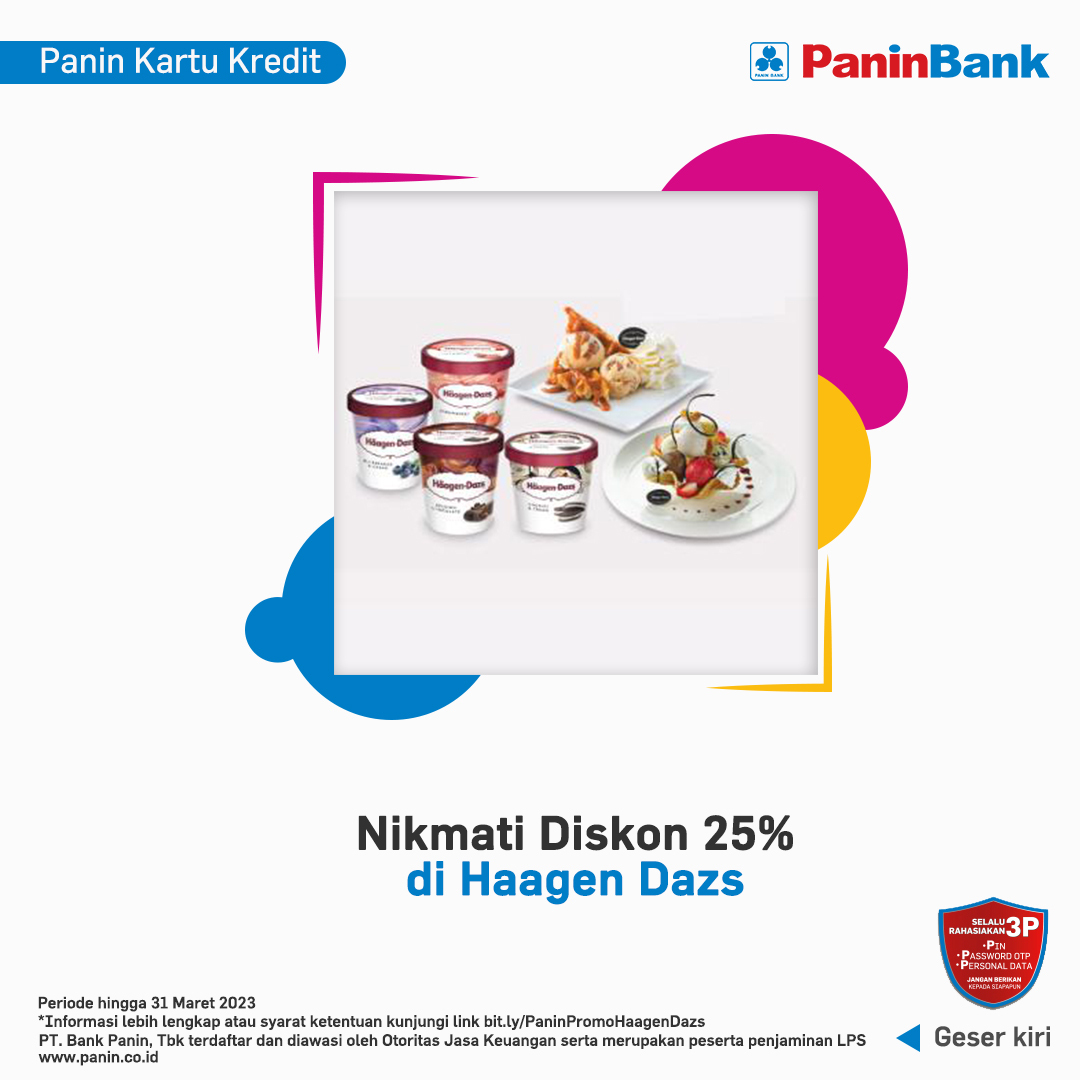 PaninBank's tweet photo. Temen yang kayak gini enaknya diapain ya, Teman Panin? Iya paling benar ditraktir pakai #PaninPromo Panin Kartu Kredit yang satu ini!

Dapatkan diskon 25% tanpa minimal khusus pengguna Panin Kartu Kredit di diseluruh outlet Haagen Dazs Indonesia, kecuali outlet bandara. https://t.co/c5ewVuj1MU