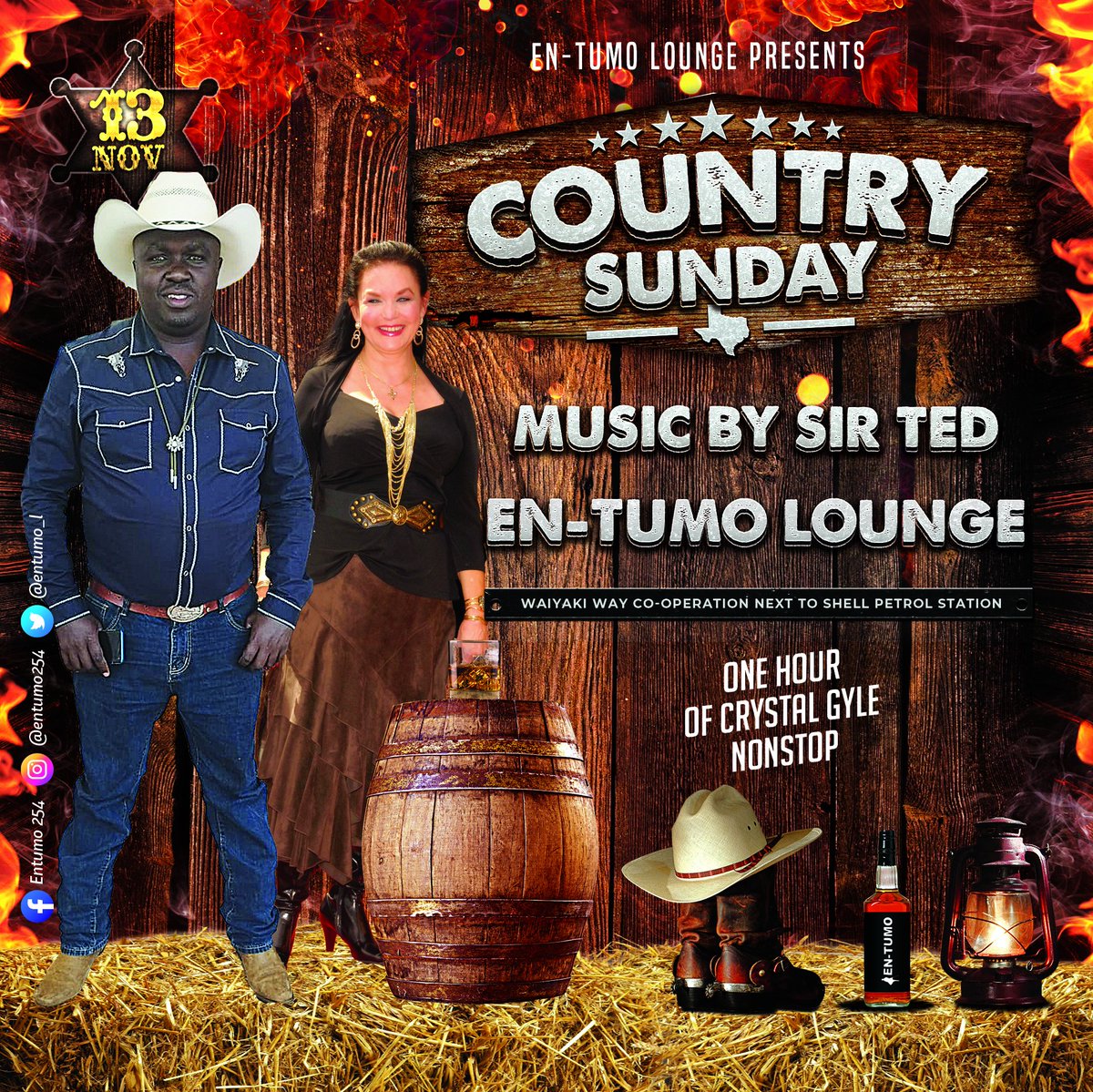 entumo_l's tweet photo. #entumo254
#entumolounge
#waiyakiwaysfinest
#countrysunday https://t.co/RfSoeqc7yV