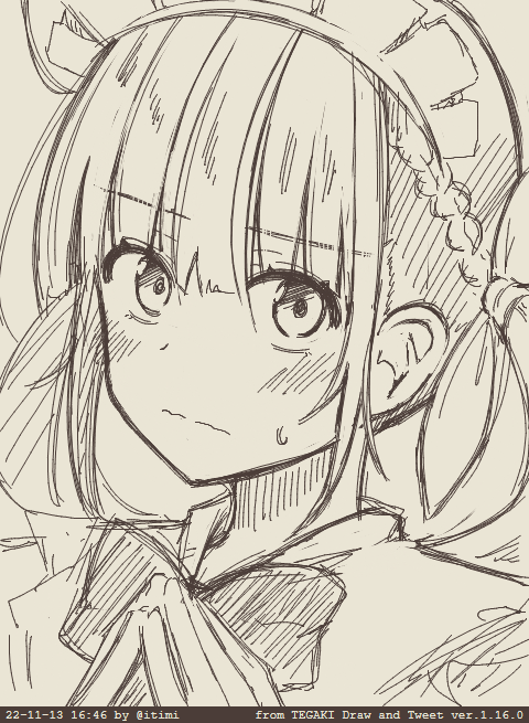 ⚓ #tegaki_dt 
