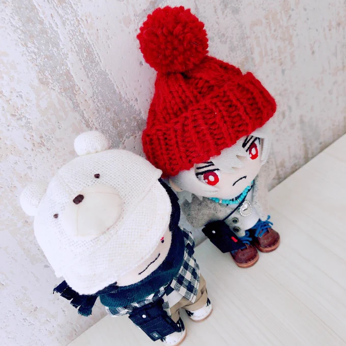 ᴺᴱᵂ𖤐:       以上本日のぬいでしためっちゃかわいいチノパンとくまさん帽子でルンルンイチヌイターコイズと赤の組み合わせ大好き 