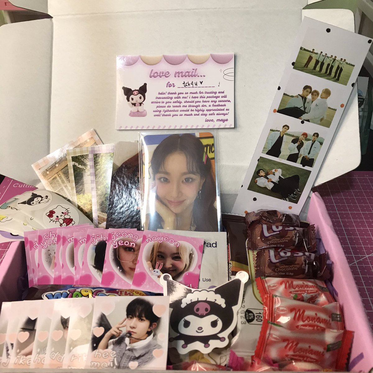 tsh4u's tweet photo. — 💌 #tshmails

hii, @yszcart! sumin came home safe and sound! tysm po sa care package and mail stickers + many freebies, ang gagandaa TT I rlly love ur packaging huhu >< can’t believe i got all of these for only 150 pesos 😩 thank u po ulit, til our next po (๑˃̵ᴗ˂̵)

#ythanksz https://t.co/UNbVM90l2n