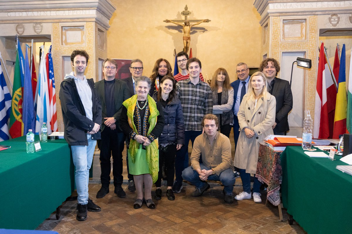 The picture of the semifinalists of the Chopin Section, waiting for the final evening with the Winners Concert which will take place on Nov 16th at 8.30 pm on the stage of the Palladium Theater with the accompaniment of Roma Tre Orchestra #RomaIPC2022 #romapianocompetition