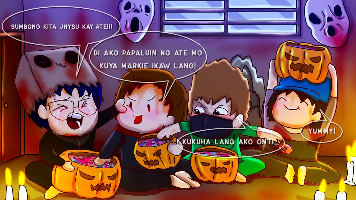 markie_do's tweet photo. FIRST UPLOADED: Nov 1, 2022
Halloween day with JHYSU, KENLHUR and DHENMARK  | Art
#Art 
#DigitalArt 
#Halloween2022 https://t.co/cBULboQuoW