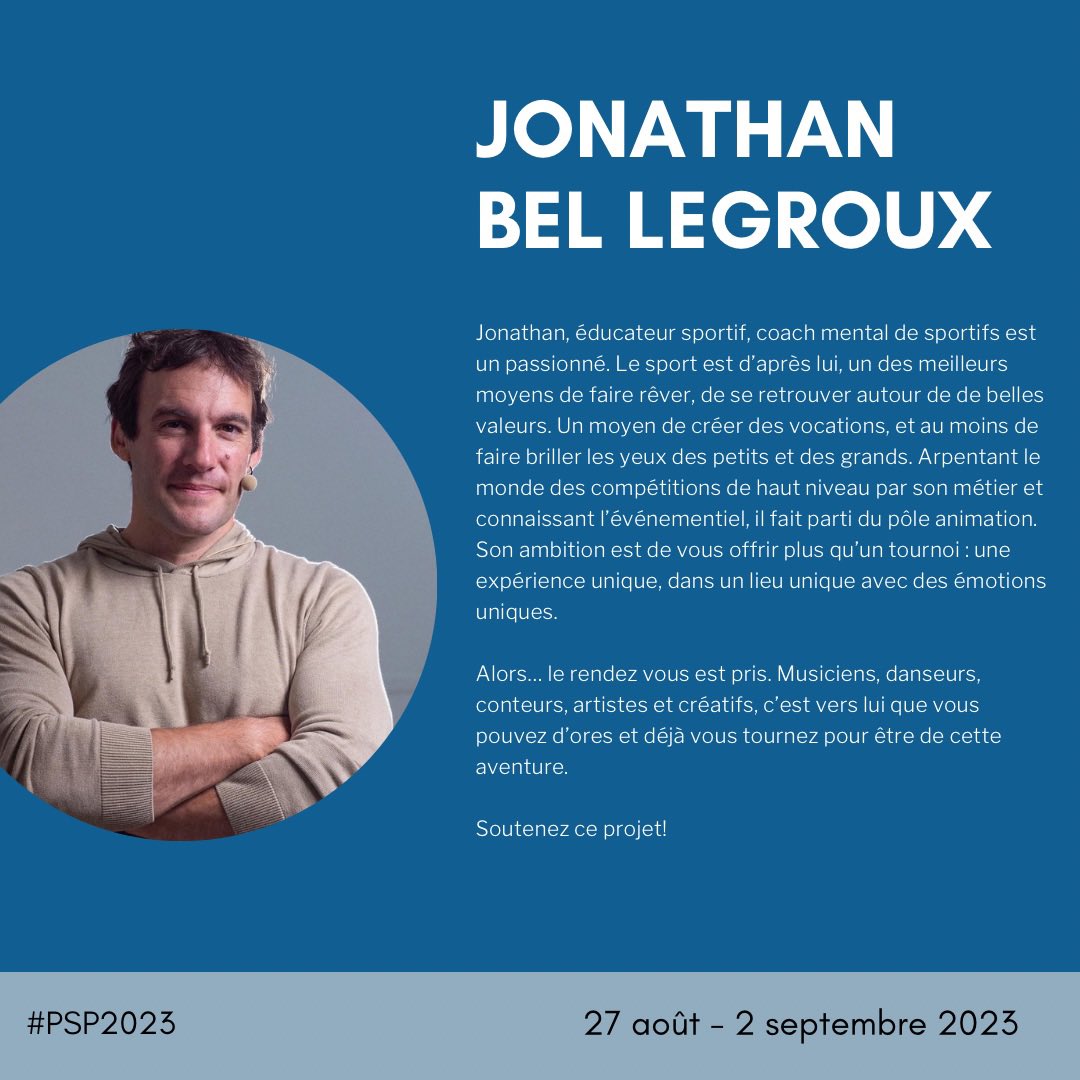 parisquash's tweet photo. Find out who is behind the #PSP2023 team. This week we introduce you to Jonathan Bel Legroux, who is in charge in setting up and deploying our various animations and meetings during this tournament 🤗 https://t.co/qNRN6Y62ai