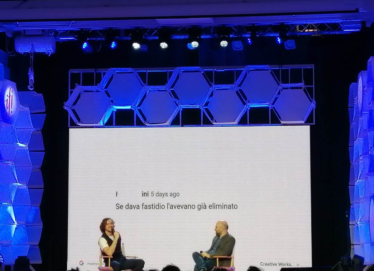 Roberto Saviano ieri a IF! per parlare di gentilezza e odio sui social. <a href="/IFItaliansFest/">IF! ItaliansFestival</a>