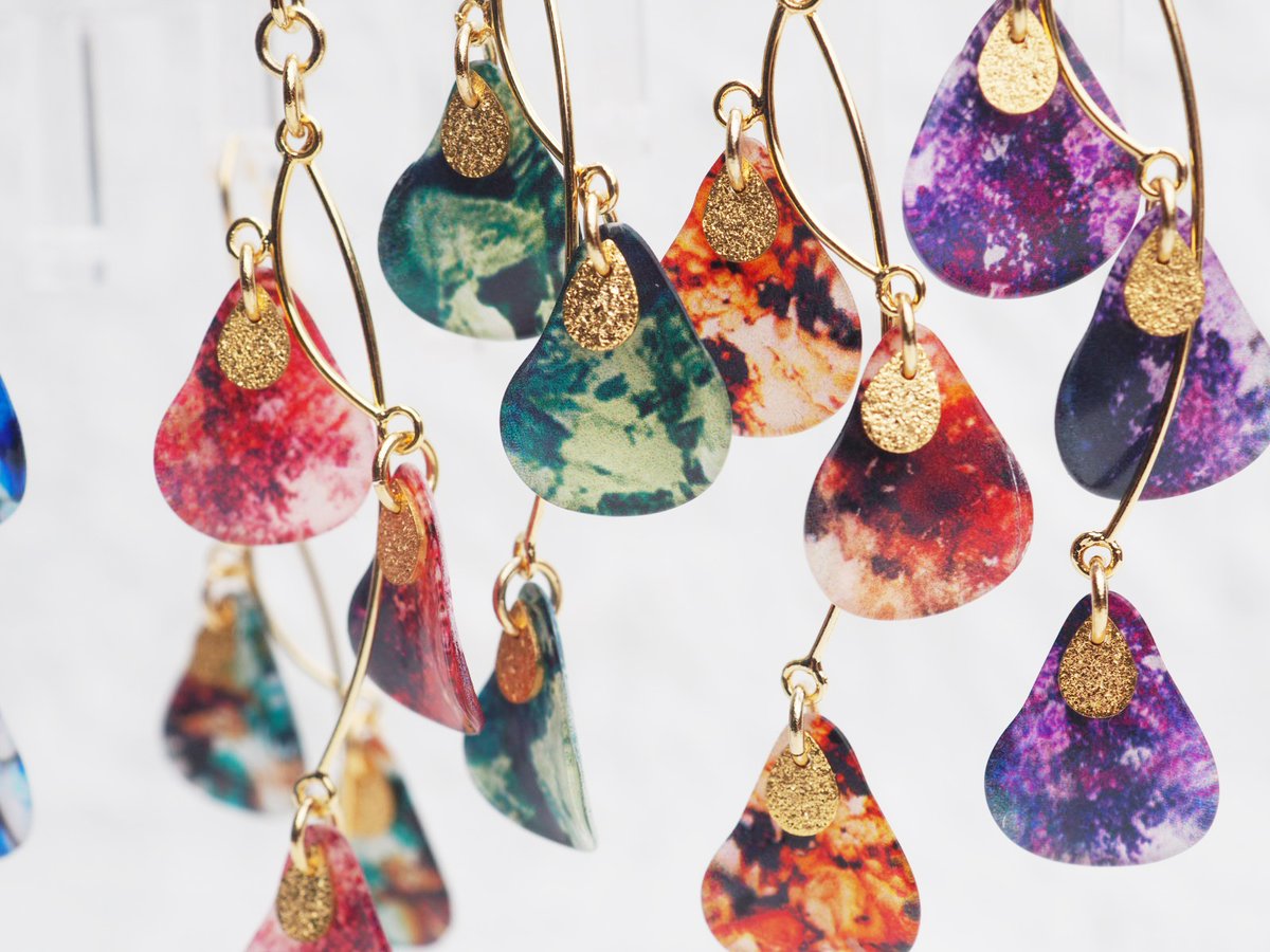 AtelierA0's tweet image. アクリル板でアクセサリーを作っています◎
新作たくさん用意しました！
ブース南館M279-280
●両日
●Atelier Ao
#デザフェス56
@designfesta