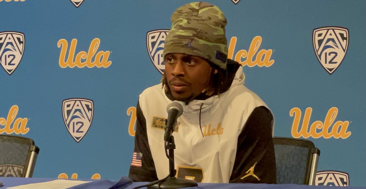 BruinReport's tweet photo. #UCLA defensive back Mo Osling talked about the defensive lapses in the loss to Arizona and repeating against USC:
https://t.co/sMDC3zQqht https://t.co/MMDD8T9uMi