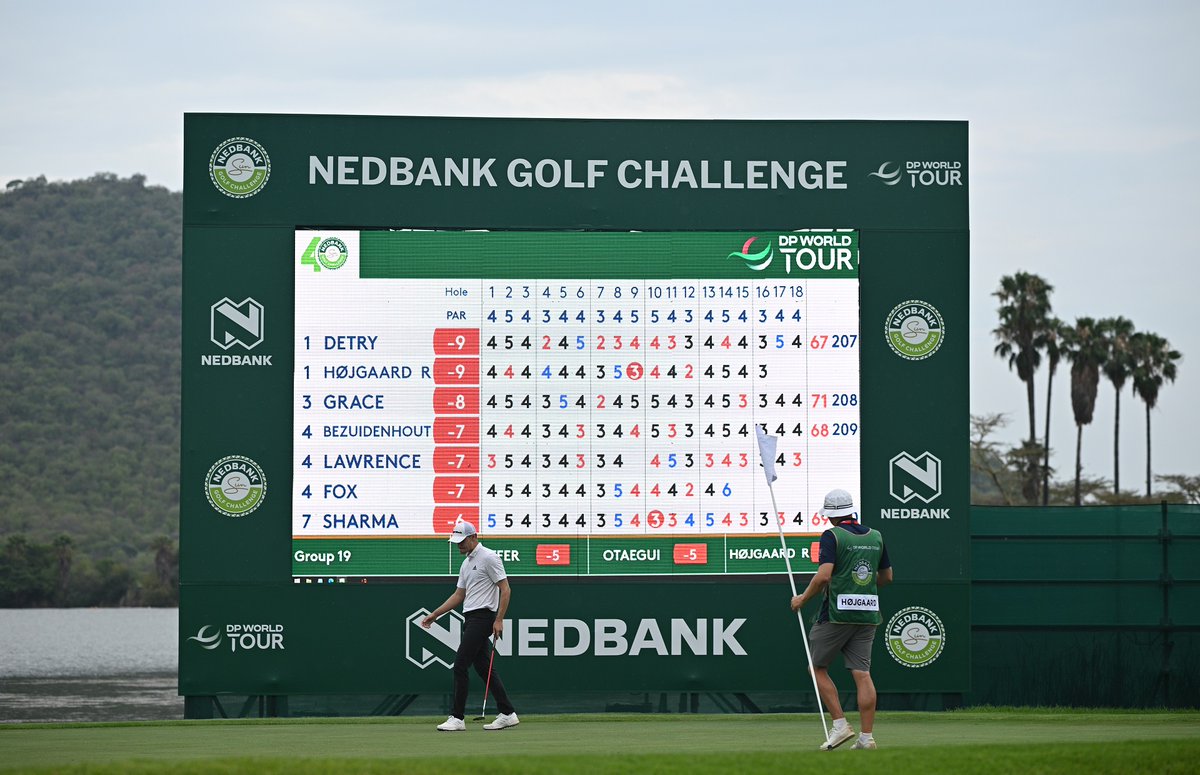 The final round is in full swing @AfricasMajor. Who will add their name to the Crystal Trophy at the end of the final round? Check out the leaderboard: bit.ly/3Ab1Upm #NGC2022