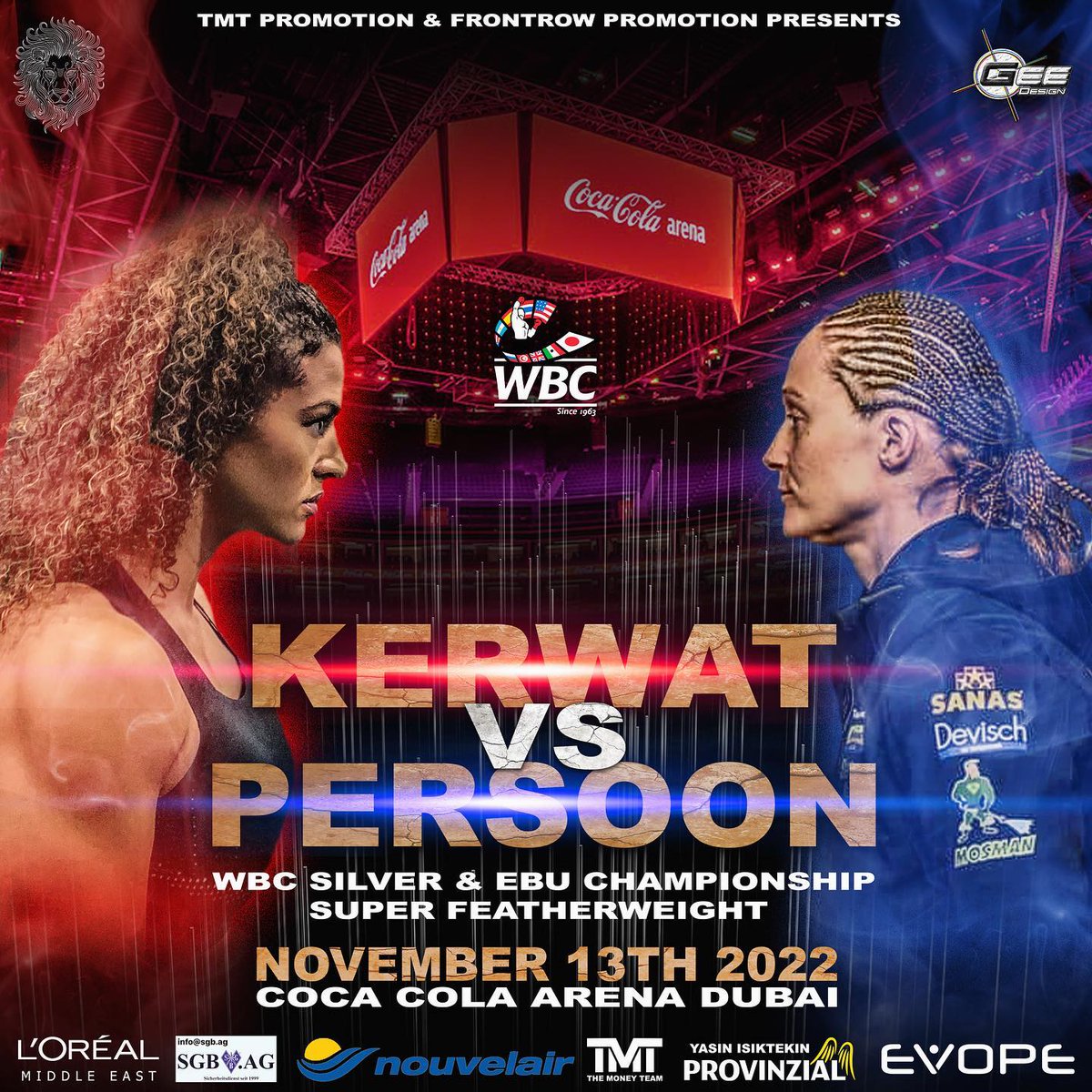policefederale's tweet photo. Aujourd’hui, c’est jour de match ! 🥊🥊 Notre collègue Delfine Persoon monte sur le ring à Dubaï face à l’Allemande Ikram Kerwat. Ce combat est un moment important dans sa carrière, car elle défendra sa ceinture WBC Silver. Allez Delfine ! #TeamPersoon https://t.co/BUOqt8CqZa