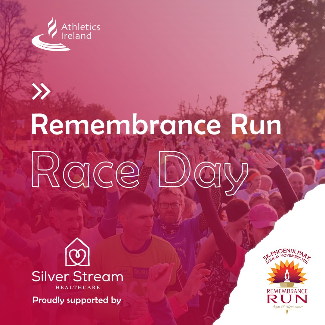 SilverStream10's tweet image. The day is finally here!

Time to dust off your trainers for the #RemembranceRun 5k! 

We will have several marker points throughout the run where you can stop and take a picture. Don't forget to #SnapandShare 🤳🏼

See you later! #run #5k #walk #remembrancerun #dublin #race