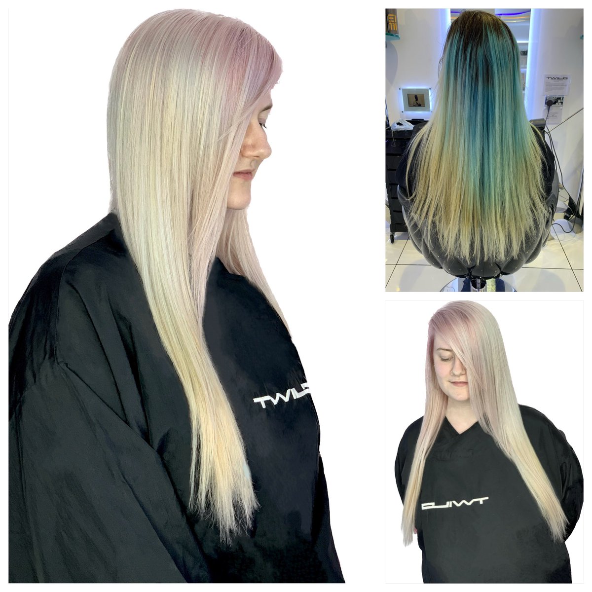 TwiloH's tweet image. | 🍓 + C r e a m |  Colour correction is our thing … &amp;amp; this stunning blonde number paired with a little hint of strawberry is no exception ♡︎

Hair transformed with love by Hugo 

#LicenceToCreate  #AskForWella  #BlondeLove  #BlondeHighlights  #TwiloStyle