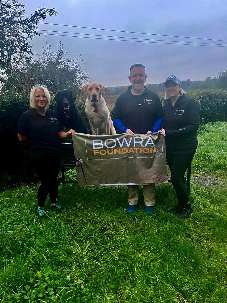 They're off! Sarah, Doug and Kelly are walking 26 miles today to fundraise for Bowra Foundation and have already raised the equivalent of 13 BOWRA BAGS!! 
#BowraFoundation #fundraising #charity #strokesurvivor #whatsinsidematters #bowrabag #unrelentingpursuitofrecovery