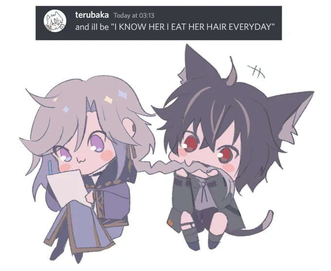 The  who eats my hair everyday 