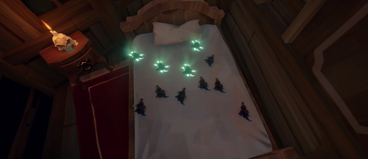 admiral_boxer's tweet photo. We had a great #BrimstoneHillFleet community night with two full galleons making some money and hanging out. We also found time to stack up some points for Captain Flameheart. For the flame! #BeMoreReaper #SeaofThieves https://t.co/mxGhsAVnas