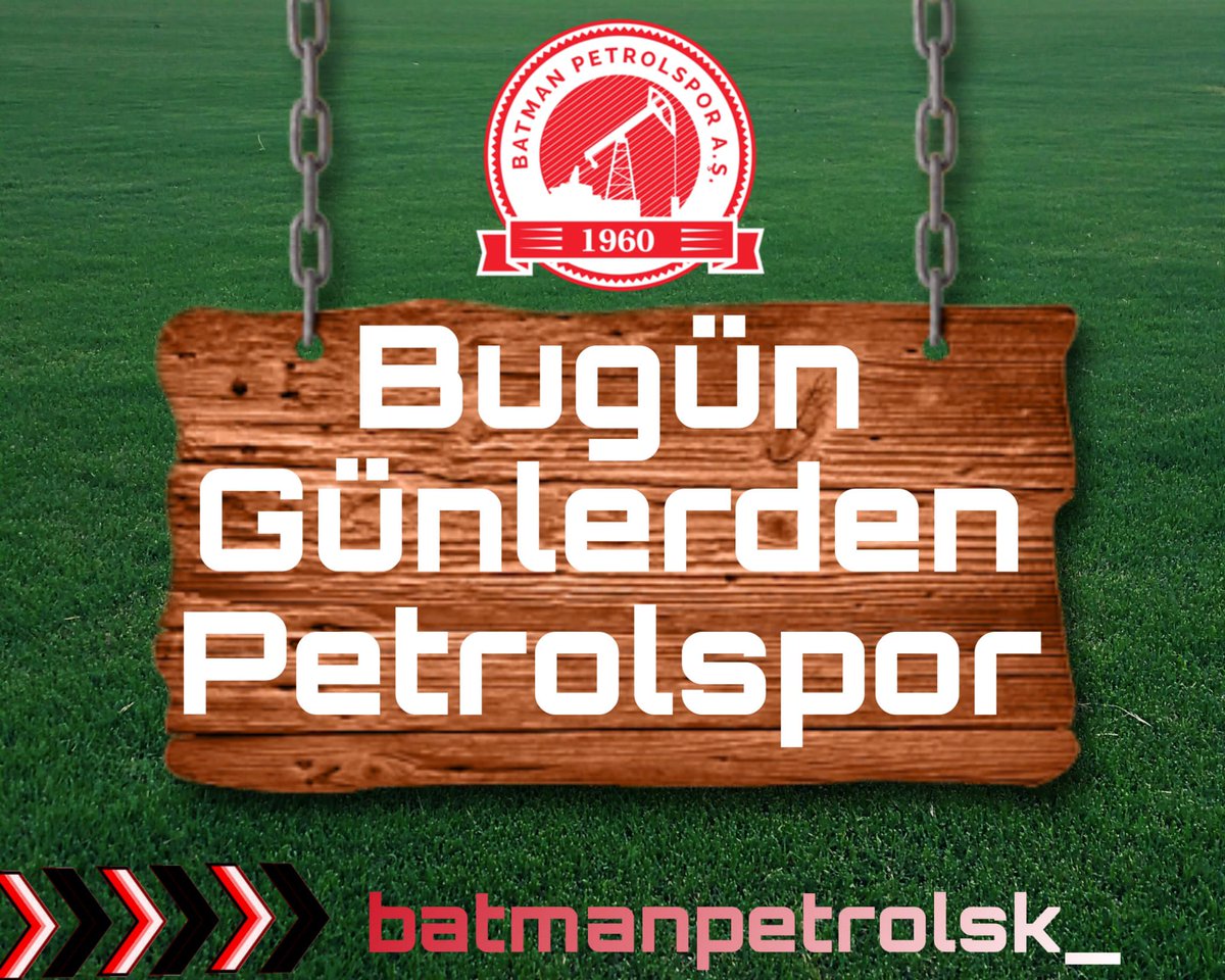 MAÇA DOĞRU:

#BugünGünlerdenPETROLSPOR 
#Erzincanspor #BatmanPetrolspor
#PetrolünMaçıVar #MaçGünü 

Maç Yayını: FuchsSports YouTube 
Maç Saati:   14.00