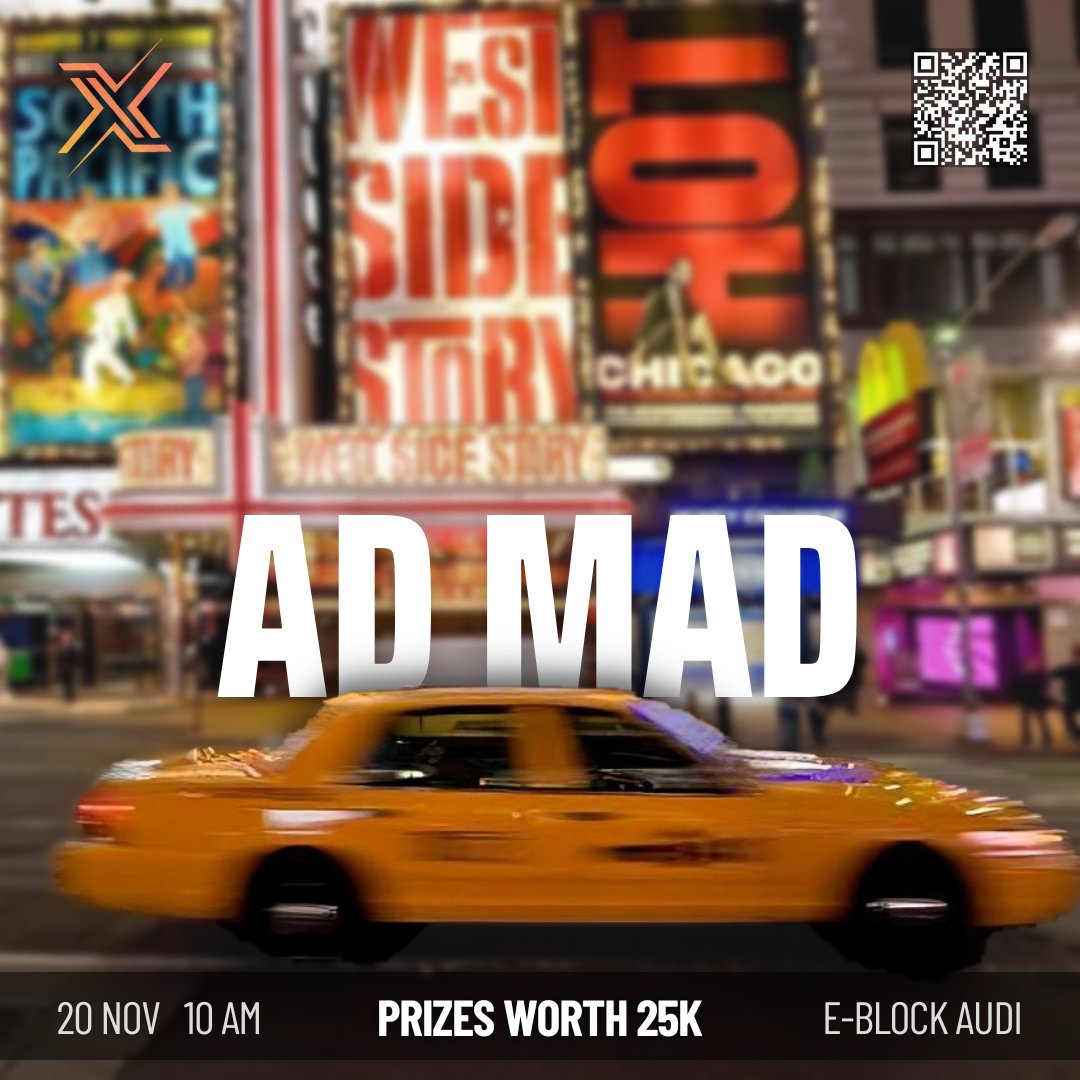 infoxpression_'s tweet photo. AD MAD

Venue : E Block Auditorium
Date : 20th November
Time : 10:00 AM

#ix22 #infox #infoxpression #techfest #advertisement #commercial https://t.co/zFkK0KURBb