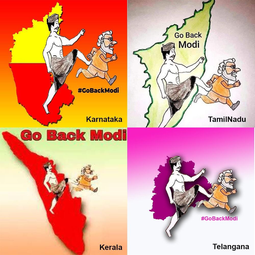 ‘South India’ rejects ‘Modi’ ✊