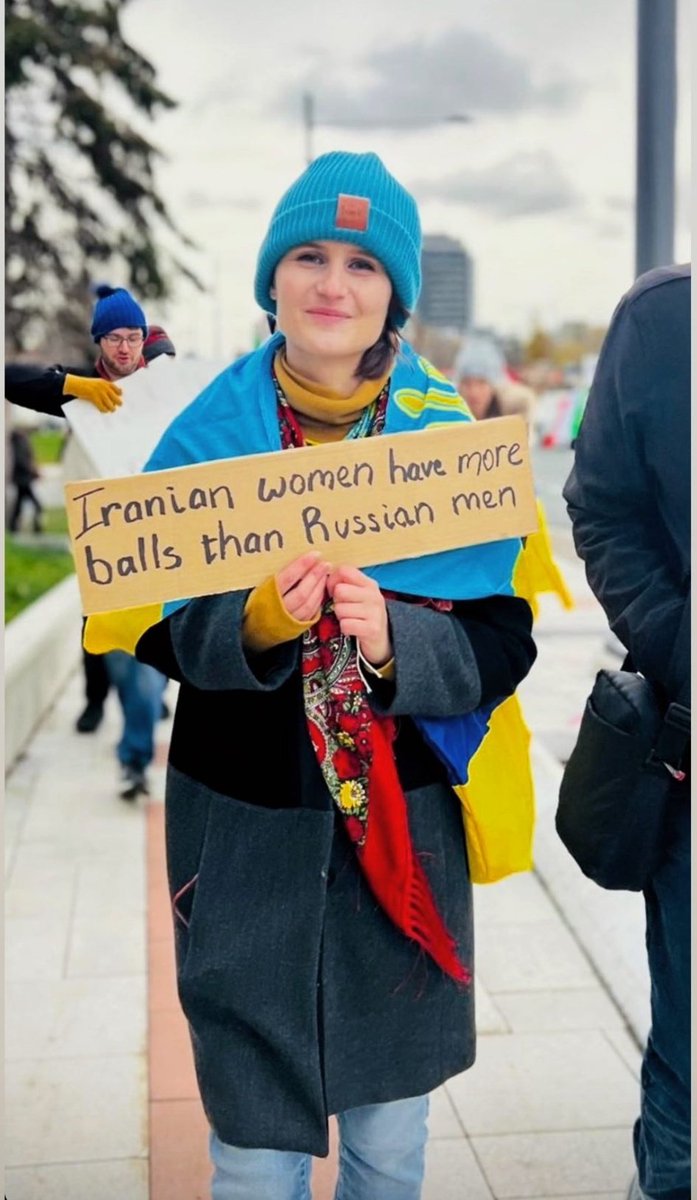 a_survivor23's tweet image. Iranian women have more balls than Russian men 
#IranRevoIution2022 
#IranRevolution 
#Russia