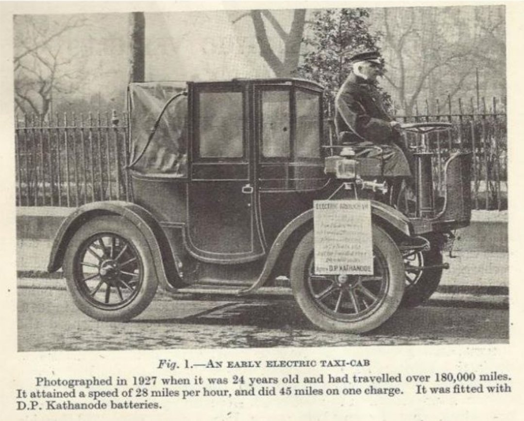 Earstohearyou's tweet photo. In the early 1900's the Field Co.Garage New York had over 2000 electric vehicles trucks and buses. Half the vehicles sold were electric.The battery packs could be exchanged at the garage. So the vehicles could be operated 24 hours a day. https://t.co/cfQ6H4ygqY