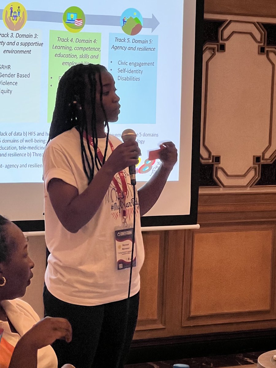PMNCH's tweet photo. Great ideas on programming for the Global Forum on Adolescents at #ICFP2022 breakout  
Here is a teaser😉
✅Engaging young people in the work place
✅Issues on protection and consent
✅Storytelling/ reflection sessions 
✅Channeling the power of empathy  #1point8 #Adolescents2030 https://t.co/y7sQfFniBw