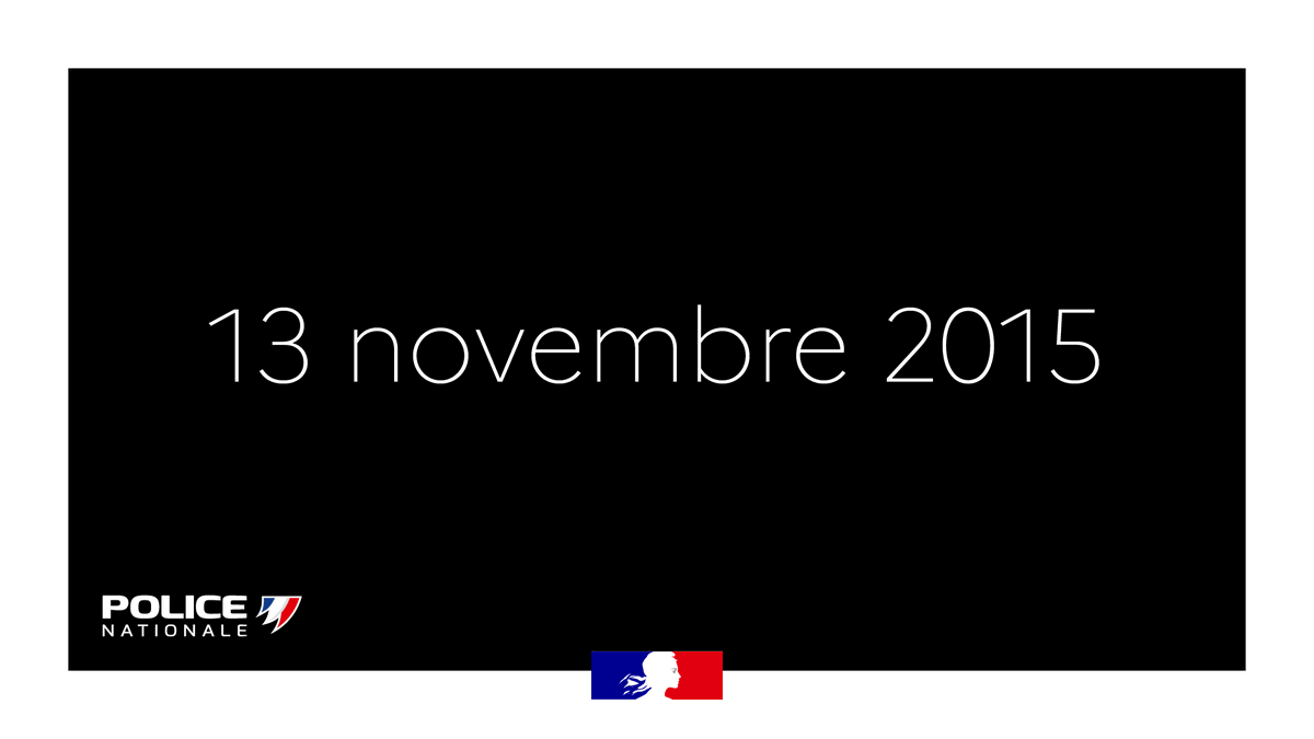 À la mémoire des victimes des attentats du 13 novembre 2015.
