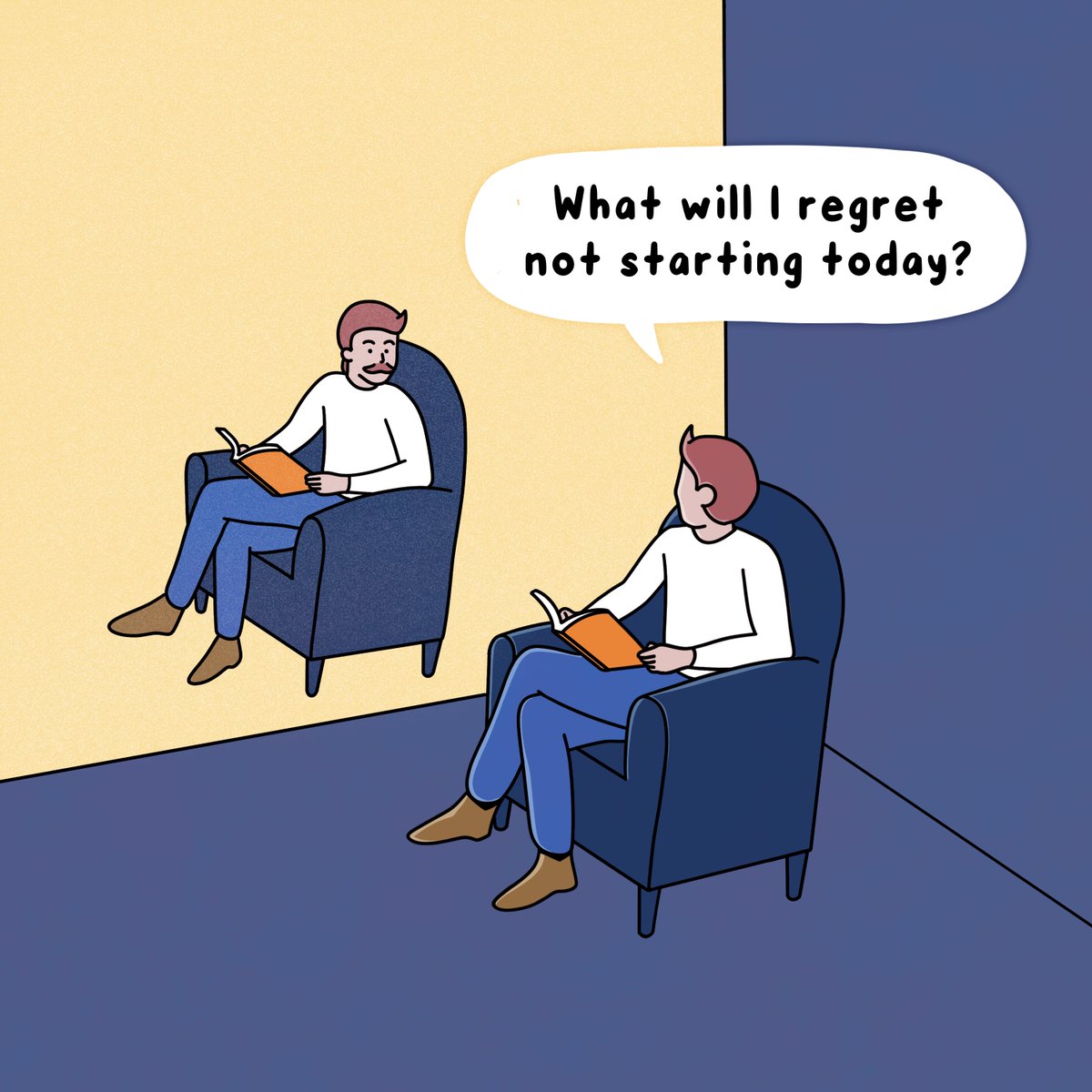AidanYeep's tweet photo. In one year's time, what will you regret not starting today? https://t.co/jmGXyI8oHF