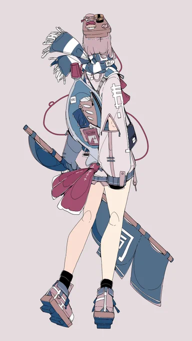 スシーンスシーンと歩く人 