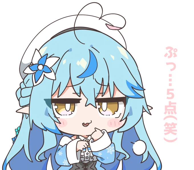 #LamyArt#らみらいぶ雪民さんのギャグに厳しいラミィちゃん 