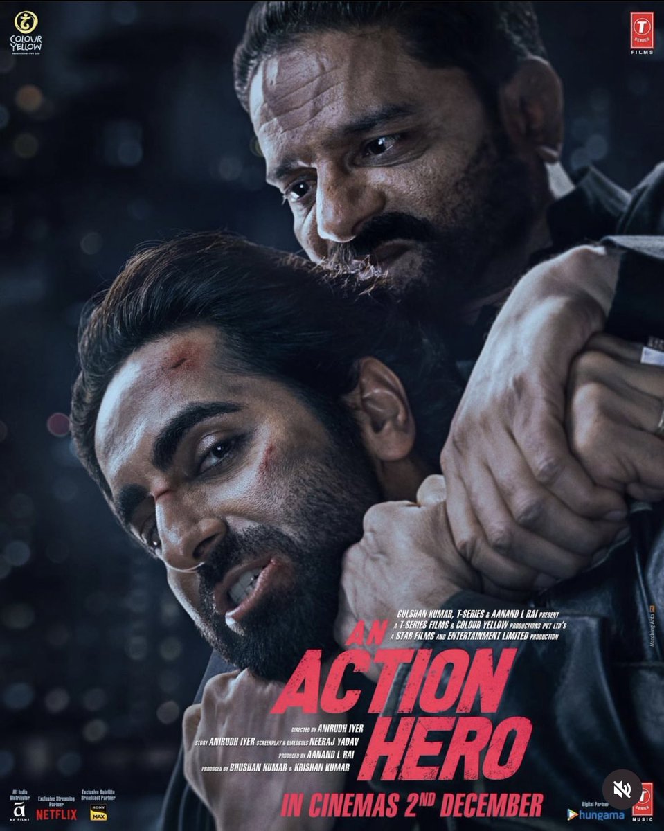 Every action has a reaction and we are thrilled to see yours!💥 Keep the love pouring ❤️ Trailer out now #AnActionHero Coming to cinemas on 2-12-22! @ayushmannk #BhushanKumar #KrishanKumar @jaideepahlawat @tseriesfilms @shivchanana @cypplofficial @neeraj_madhav @AAFilmsIndia