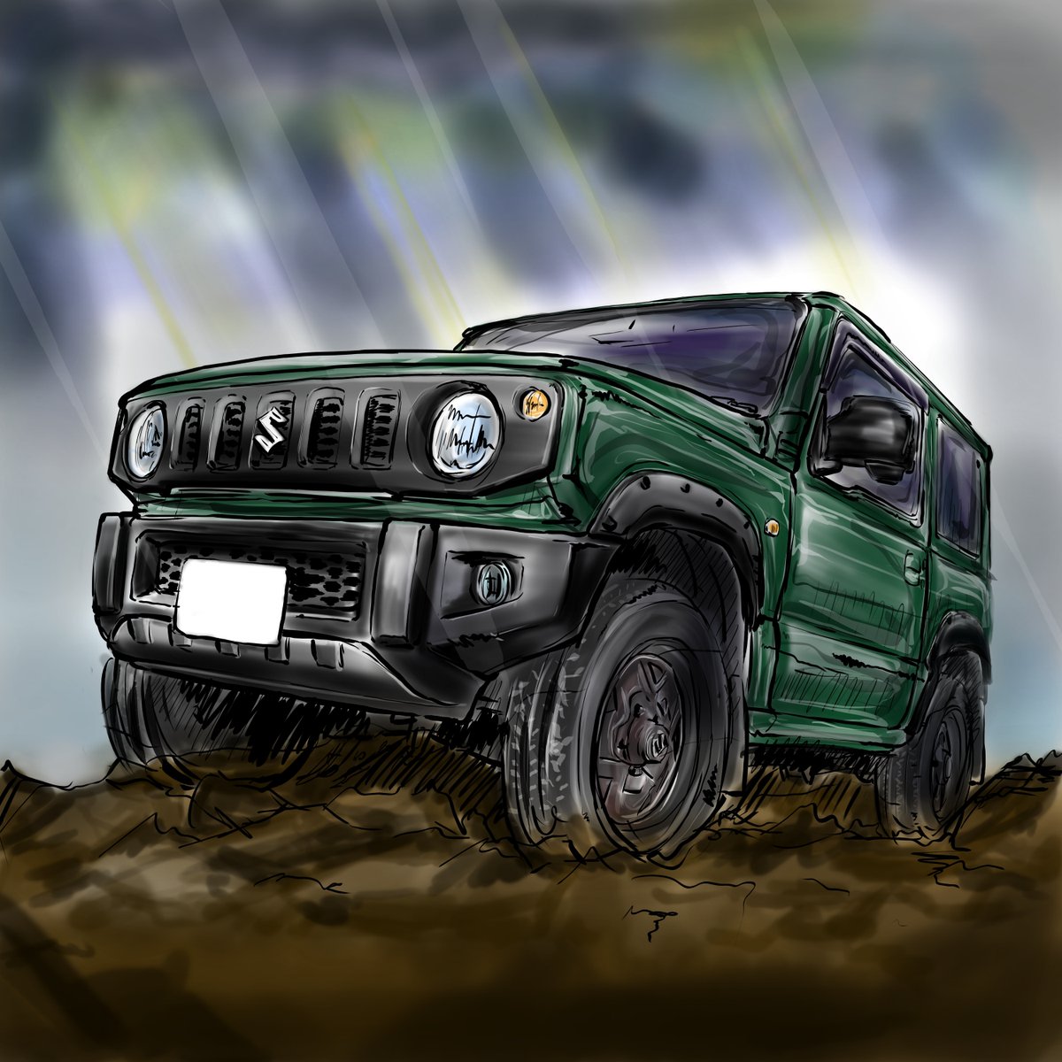 ジムニーイラスト のイラスト マンガ コスプレ モデル作品 6 件 Twoucan