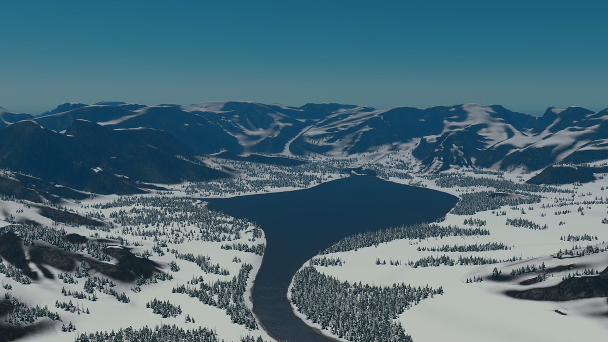 Coming soon: Lake Frost - A #CitiesSkylines Winter Build on a Custom Map!