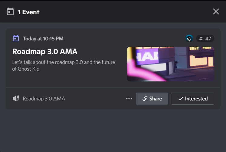 tishstakit's tweet image. Roadmap 3.0 reveal on @GhostKidDAO discord in 12hours from now!
Hop in if you wanna see the reveal live, and hear us talking about the future of GKD🔥
See you guys there! 🫡👻
#WAGBOO
