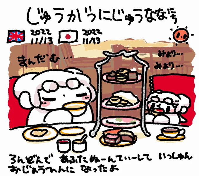 にっきさぼったいむ ファンファン( (◕ . ◕( )⊃ )
 #おもちにっき 