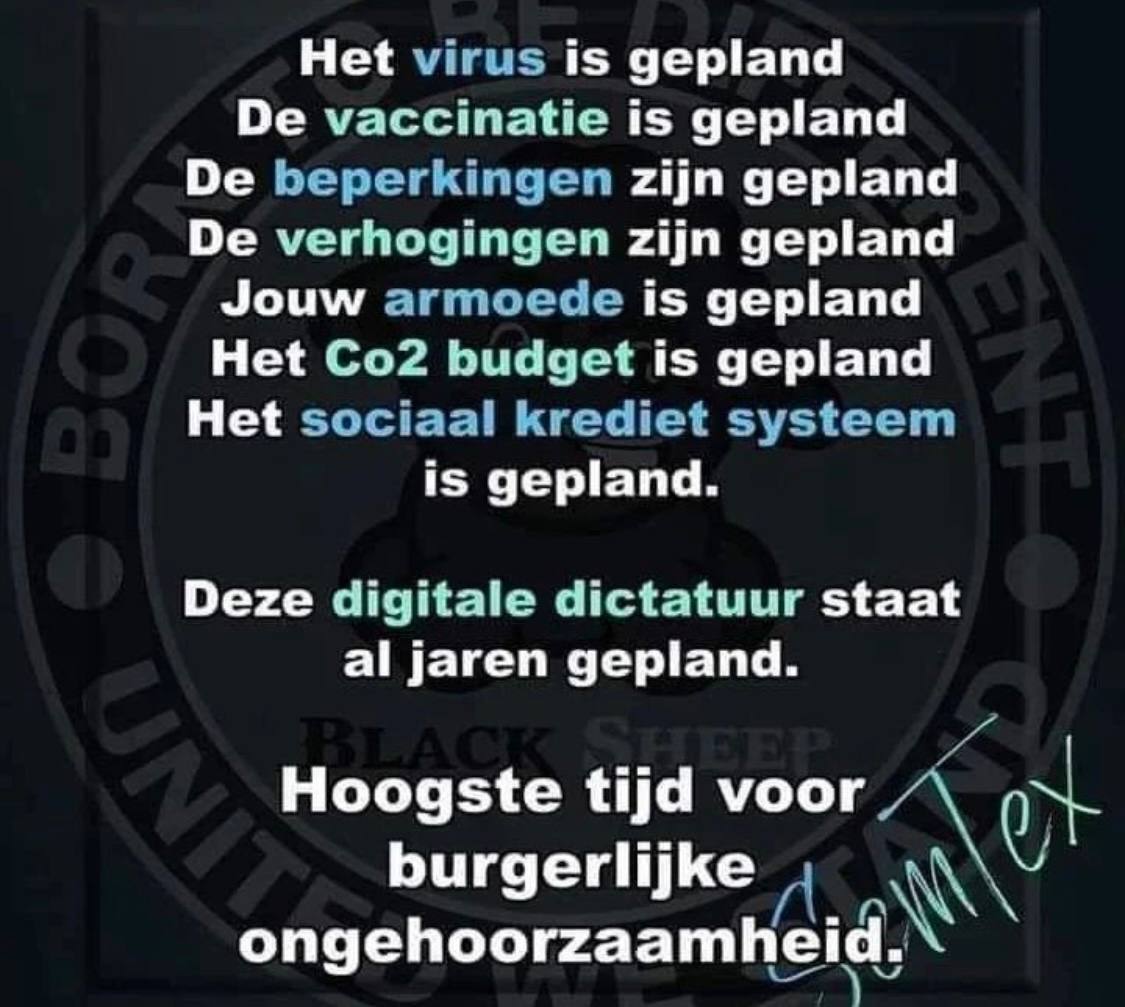 WSchut's tweet photo. Dit bedoel ik mensen wordt wakker én kom in opstand !!
Ieder wef ondersteunende overheidsdienaren gaan een hele zware straf tegemoet !!
Zij kunnen zich nu nog tot de goede kant gaan keren  !!
Straks niet roepen.... maar wij hebben onze oodracht uitgevoerd door onze wef leiders !! https://t.co/aMo7j9ly8x