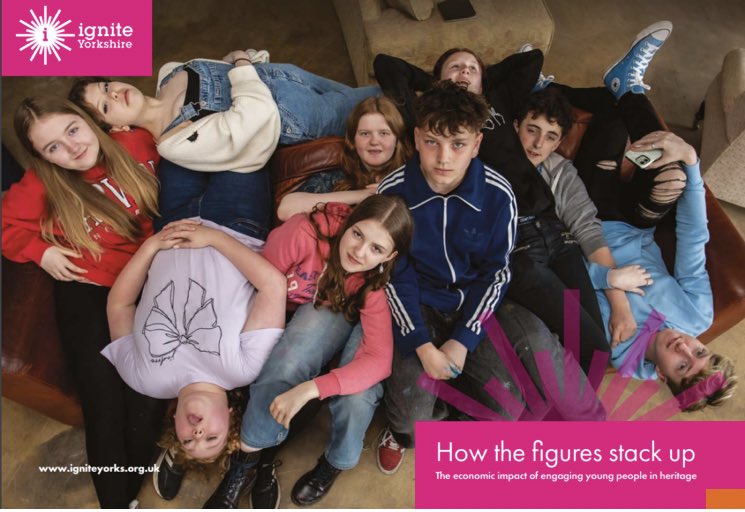 As #yww22 draws to an end, we launch our final Think Paper which advicates for economic and social value of connecting young people and heritage. We are proud to have tested this out in the @HeritageFundUK #KickTheDust programme 🔥Download the full doc 👉igniteyorks.org.uk/wp-content/upl…