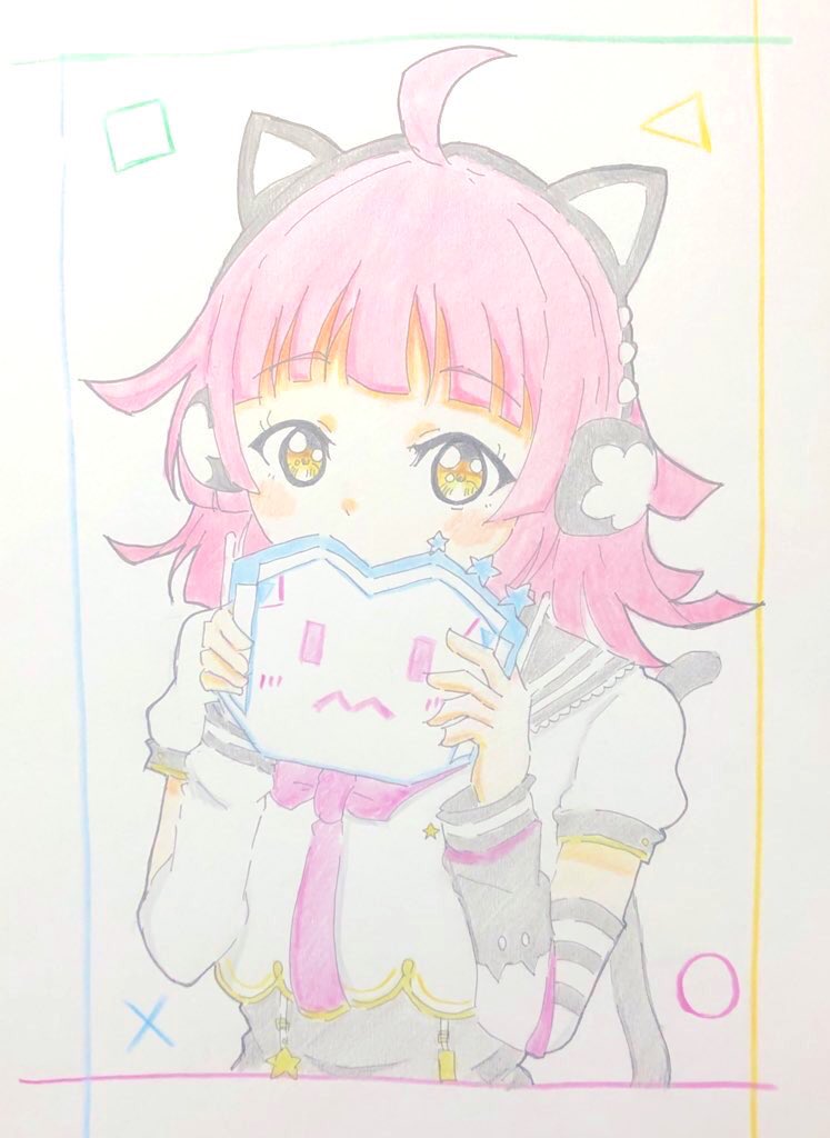 過去絵たち!!
4枚目は好きな絵師さんのイラストを自分の絵柄で描かせてもらったものです😊 