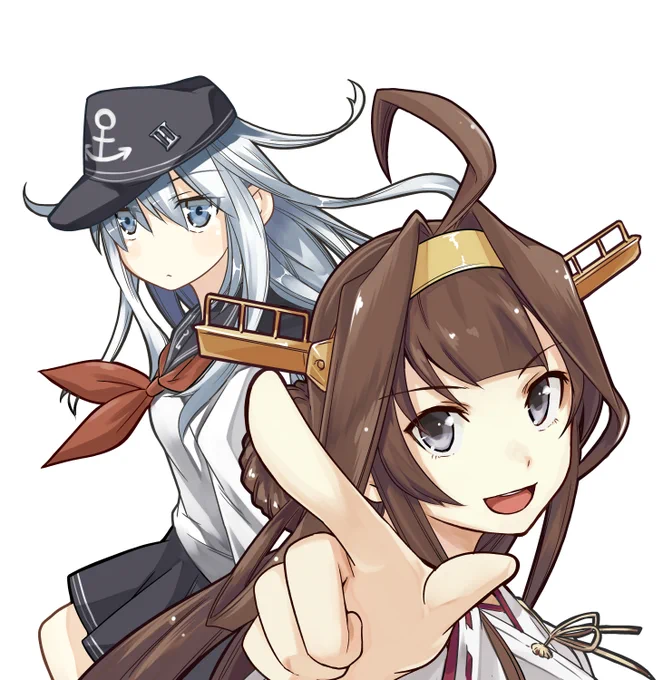 当時のイラスト⑤。響&金剛の特典絵もう1つ#いつ静 #いつか静かな海で 