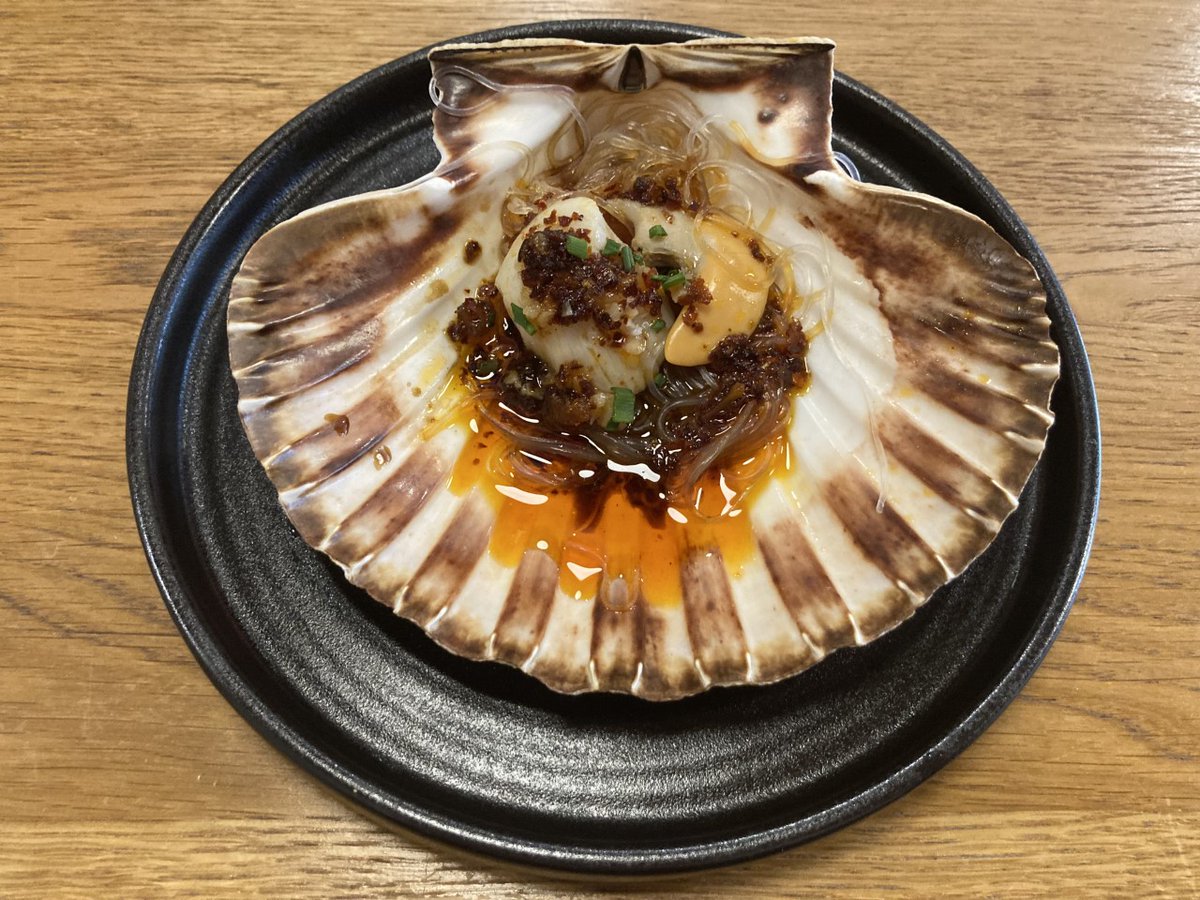 MichelinGuideUK's tweet photo. Lovely local scallop at Awabi 
#StHelier #Jersey #ChannelIslands https://t.co/TxCAym9CE9