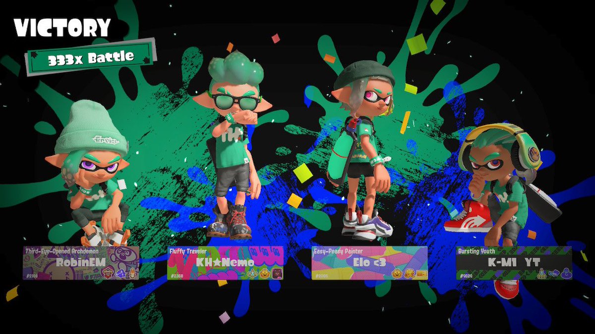 Noi_batty's tweet photo. Humble brag of the night #Splatoonxpokemon #SplatfestType https://t.co/7eVM9HGWzD