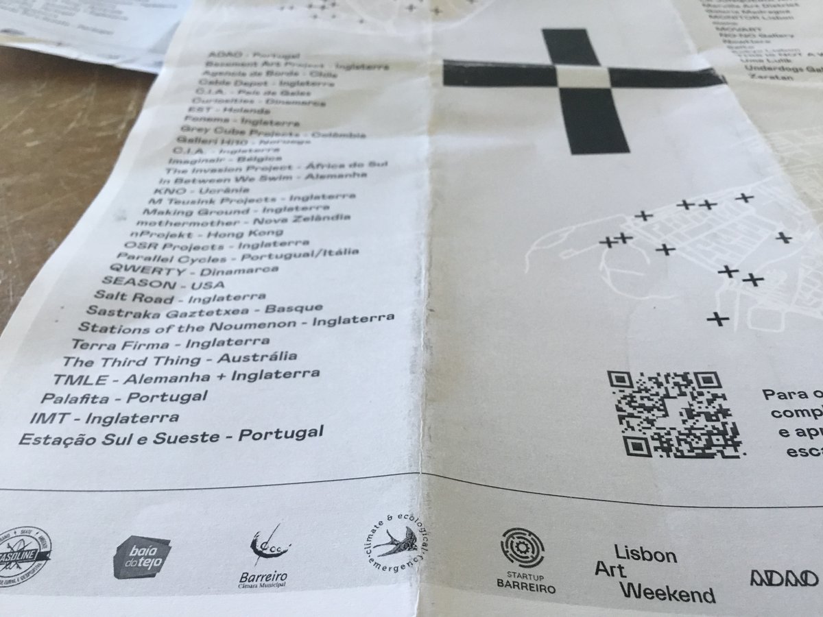the_salt_road's tweet photo. Hosting a @CultureDeclares roundtable today 6:30-7:30Pm at PADA Studios Rua 42 n2, Baía do Tejo
Marque Industrial do Barreiro for #LisbonArtWeekend
for @sluice__ exploring artist projects responding to the climate and ecology crisis using relationality with nature in art practice https://t.co/KS9k8RjYou