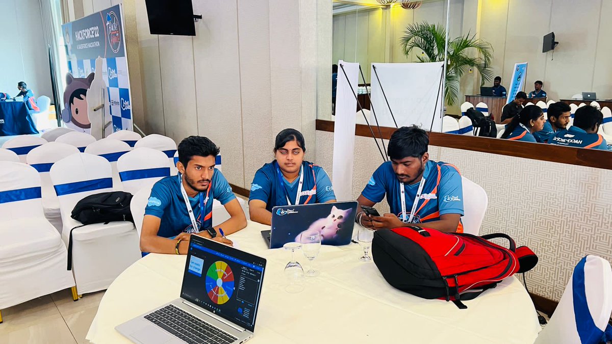 YarlSFO's tweet photo. It's happening now 🎉🎉

Hackforce'22, A Salesforce Hackathon Grand Finale 😍

#saleaforce #hackathon #hackforce22 https://t.co/68CgKCO2Vd