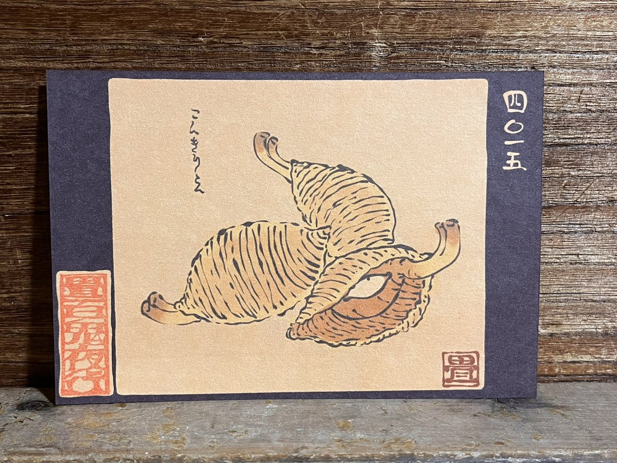 4015番目「こんきりえ」
柔ら貝。
https://t.co/GqbzEGCqbW 